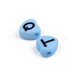 Непрозрачные акриловые эмалированные бусины&nbsp;X-MACR-S273-37