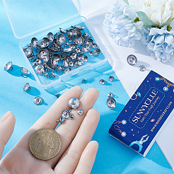 100 шт. 5 размера 304 нержавеющая сталь бусины колпачки подвески STAS-SC0005-90