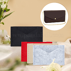 4 pièce de 4 couleurs de feutre de laine pour sac à main&nbsp;FIND-WR0006-71A