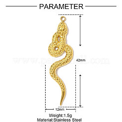 Подвески из нержавеющей стали 304&nbsp;STAS-OY001-10G