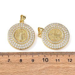 Colgante micropavé cubic zirconia de latón&nbsp;KK-H539-17A-04