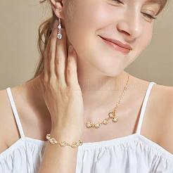 32шт. 4-х стильная латунная рамка для бусин KK-NB0003-46