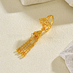 Verstellbare Fingerringe mit Messingquaste für Damen&nbsp;JB9965-1