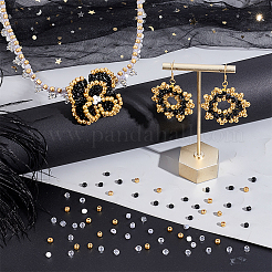 4000шт 5 стиля стеклянный бисер&nbsp;SEED-PH0002-57