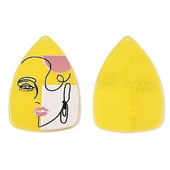 Полупрозрачные подвески из ацетата целлюлозы (смолы)&nbsp;LS-X-KY-T040-35C