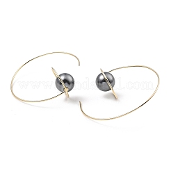 Placcatura a cremagliera 925 orecchini pendenti in argento sterling&nbsp;EJEW-Z024-01B-G