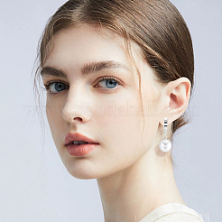 16 шт. фурнитура для сережек-колец Huggie Hoop из нержавеющей стали 201&nbsp;STAS-BBC0008-38S