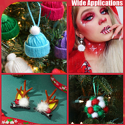 120шт ручной работы diy кукла ремесло помпон пряжа помпоны шары&nbsp;AJEW-SC0003-15A-01