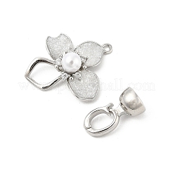 Застежки-застежки из латуни с эмалью KK-U059-05P