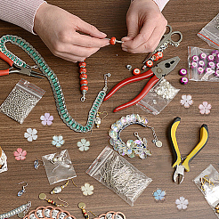 200 шт. 10-х цветные колпачки для бусин из смолы FIND-DR0001-40