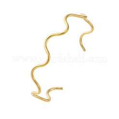 Браслет-манжета из нержавеющей стали 304 для женщин&nbsp;BJEW-C076-05G