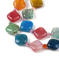 Природный агат бисер нитей G-P535-A01-01