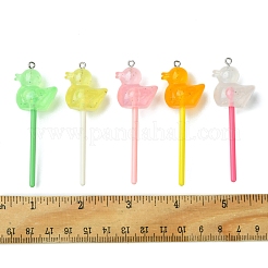 10 шт. большие подвески из светящейся полупрозрачной смолы FIND-FS0002-91B