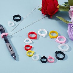 60шт. 12 стильных силиконовых подвески SIL-GF0001-25