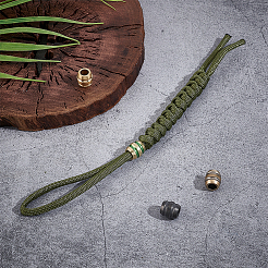 4 шт. 4-х цветные латунные европейские бусины KK-UN0001-84