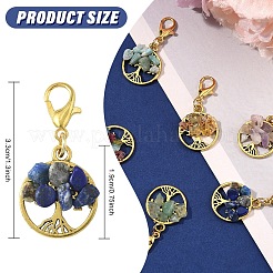 6 шт. ожерелье с подвеской из сплава дерева жизни&nbsp;HJEW-YW00104