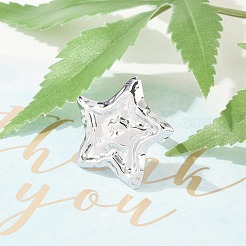 Кольца-манжеты в форме звезды из нержавеющей стали 304 с защитой от потускнения RJEW-M047-06P