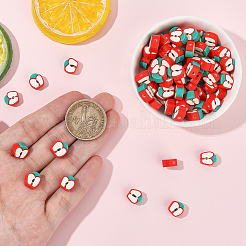 350шт бусины из полимерной глины ручной работы CLAY-PA0001-02