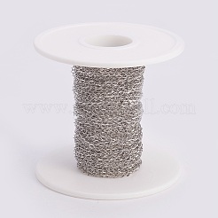Cadenas de bordillo trenzadas de acero inoxidable 304 resistentes al deslustre&nbsp;CHS-K008-15A