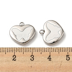 Подвески из нержавеющей стали 304 с эмалью&nbsp;STAS-L022-008P