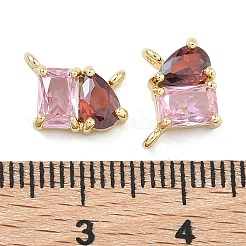 Латунные микро проложить кубического циркония подвески&nbsp;KK-C251-04G-B