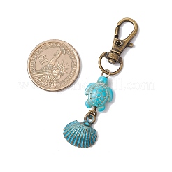 9 шт. 9 стиля подвесные украшения из сплава на тему океана&nbsp;HJEW-JM03484