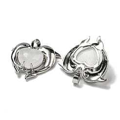 Природные смешанные подвески каменное сердце&nbsp;G-M434-02P