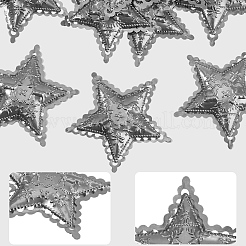 20 шт. железные звездные украшения&nbsp;AJEW-GF0012-61A