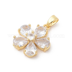Ottone micro spianare pendenti zirconi&nbsp;ZIRC-I069-01G-02