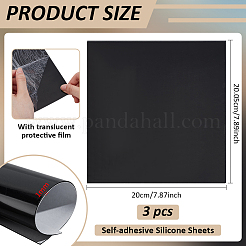 Самоклеящиеся силиконовые листы DIY-WH0349-407A-01