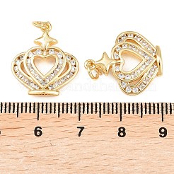 Латунные микро проложить кубического циркония подвески&nbsp;KK-C162-101G