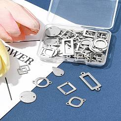 64 шт. 8 стиля геометрических звеньев/соединителей из нержавеющей стали 304&nbsp;STAS-FS0002-02