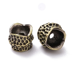 Тибетский стиль латунные бусины KK-P214-01BAB