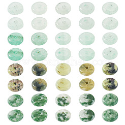 180 Stück 4 Stile natürliche Serpentin Jade & grüner Aventurin & grüner Fleck Jaspis Perlen&nbsp;G-TA0003-08B