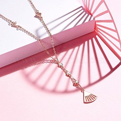 925 серебряное ожерелье в форме буквы Y JN647B