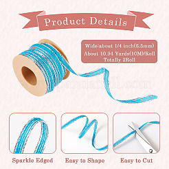 10м блестящая джутовая лента OCOR-TAC0034-12D