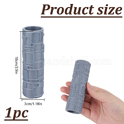 Пластиковая ручка валик для нанесения текстуры на глину DIY-WH0699-88C