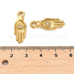 Подвеска из нержавеющей стали 304 с кристаллами и стразами&nbsp;STAS-U047-22G