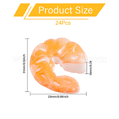 Пластиковая модель креветки DJEW-CA0001-40