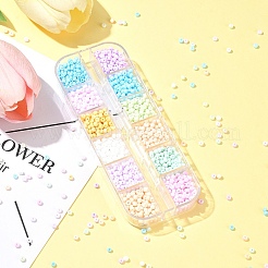 60г 12 цвета 8/0 бисера из непрозрачного стекла SEED-FS0001-28