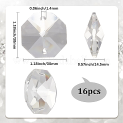 16 Stück achteckiger&nbsp;GLAA-SP0001-83B-02