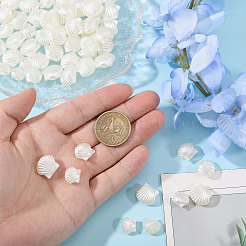 240 шт. 3 видов перламутровых непрозрачных смоляных бусин&nbsp;RESI-CA0001-82