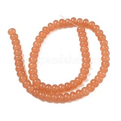 Gefärbt natürlichen weißen Jade Perlen Stränge&nbsp;GG-CBA9281-A12-5x8mm