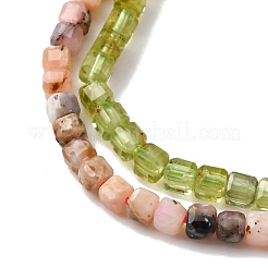 Природные смешанные камень бисер пряди&nbsp;LS-G-RM241221-K19