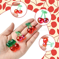 10шт 3 стиля прозрачные акриловые подвески OACR-FS0001-82