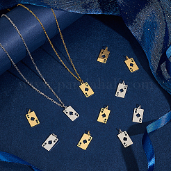 20 шт. подвески из нержавеющей стали 304 двух цветов&nbsp;STAS-UN0060-58