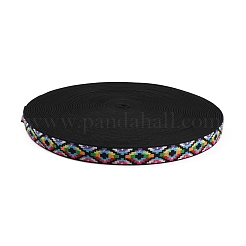 Плоский полиэстер с вышивкой в этническом стиле OCOR-WH0066-53