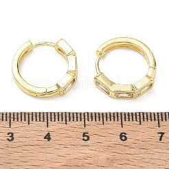 Pendientes de aro de latón con pavé de circonitas cúbicas&nbsp;KK-CBA98BA-15G