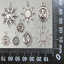 100 шт. 10 стиля подвески из сплава в тибетском стиле TIBEP-CJ0001-59