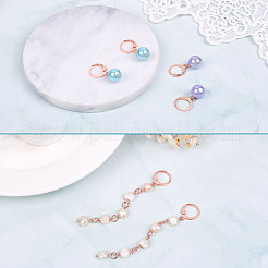 Латунная фурнитура Leverback для серег KK-TA0007-89RG